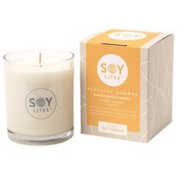 Soylites Frosted Aromatherapy Candle - Peaceful Summer, 220ml